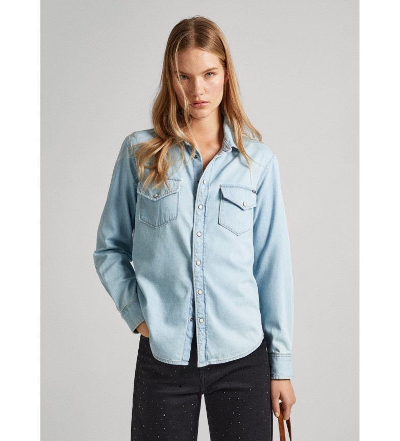 Pepe Jeans Camisa Ivy azul