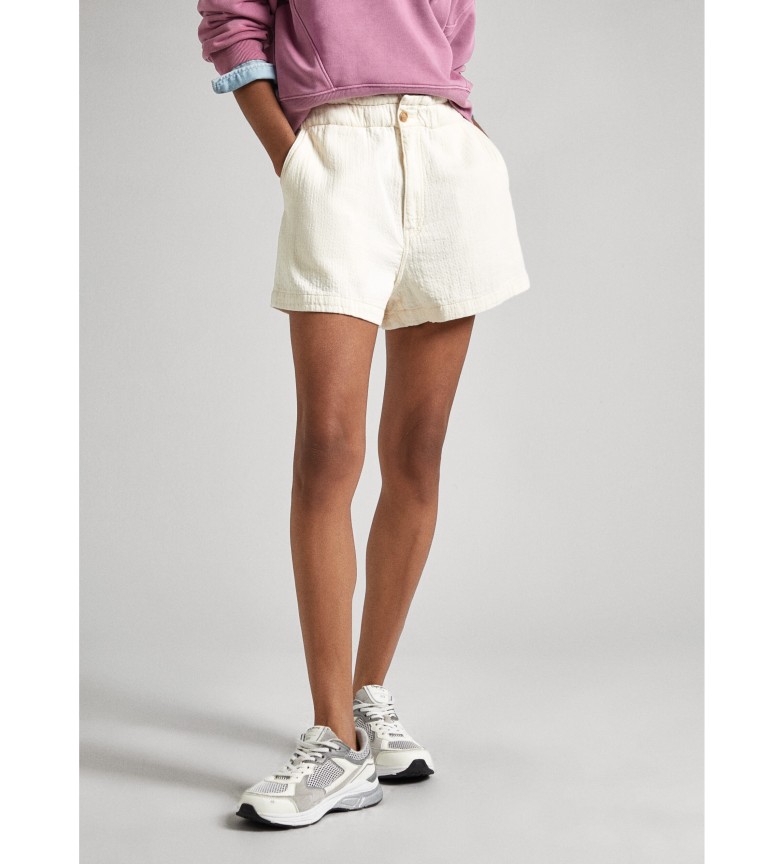 Pepe Jeans Short Ecru beige