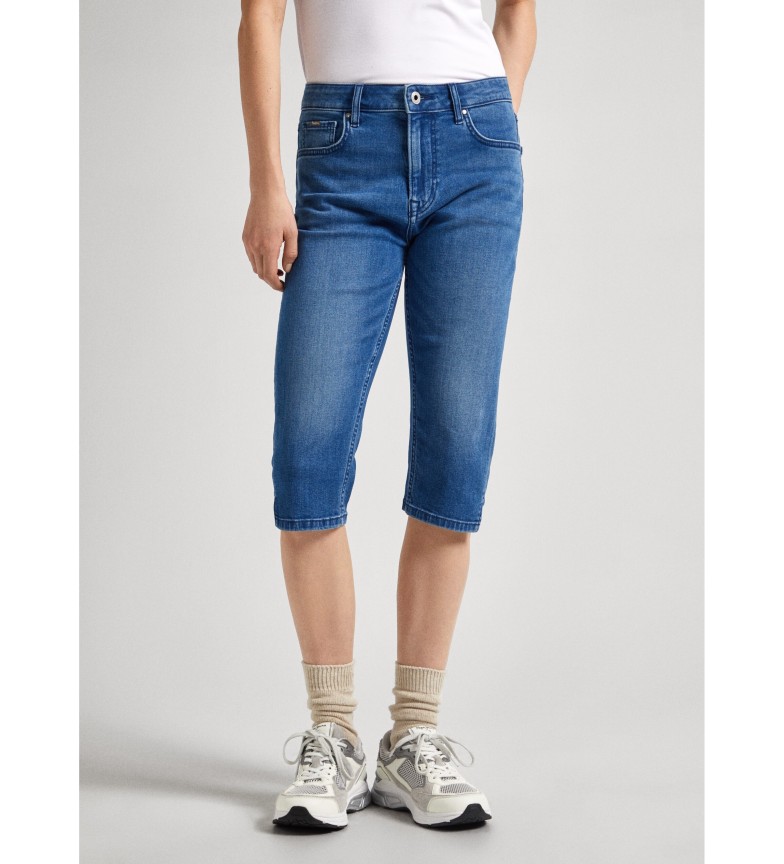 Pepe Jeans Pantalón corto Fit Skinny azul