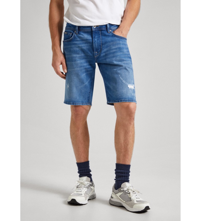 Pepe Jeans Pantalón Corto Taper azul