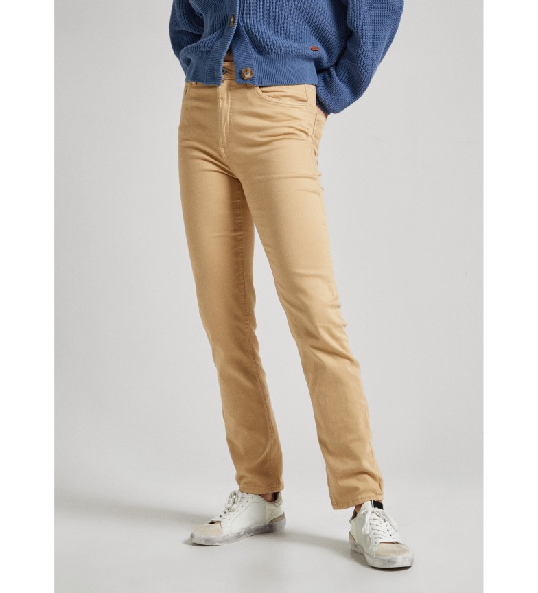 Pepe Jeans Pantalón Tessa beige