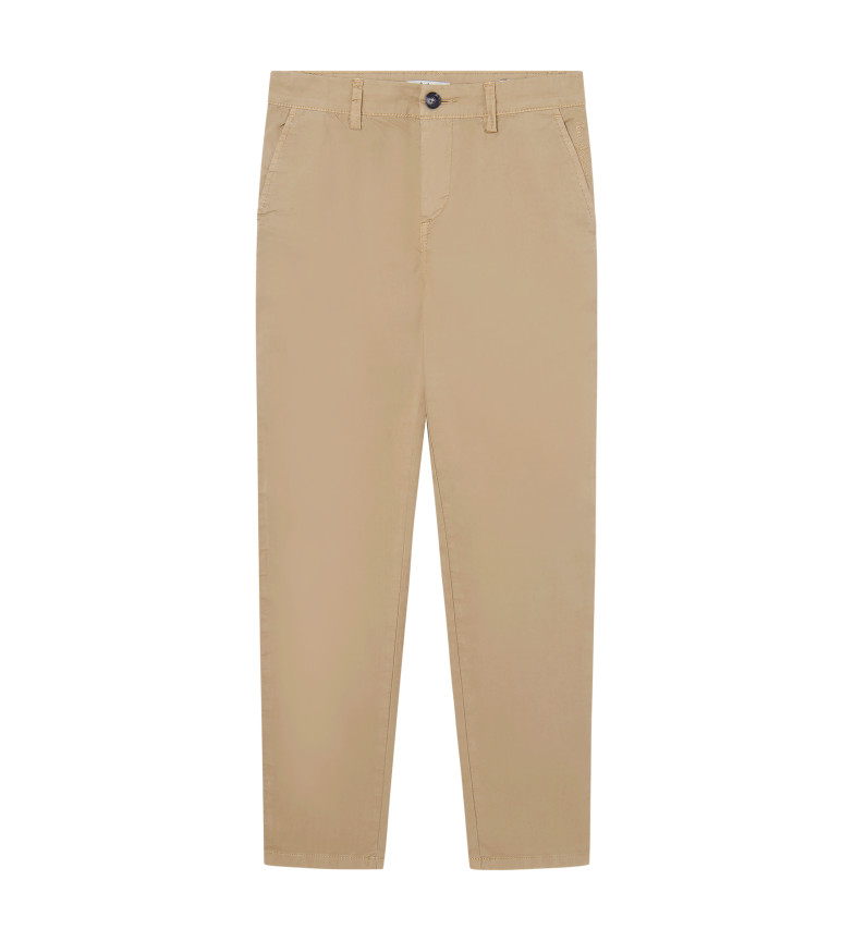 Pepe Jeans Pantalones chinos Theodore beige