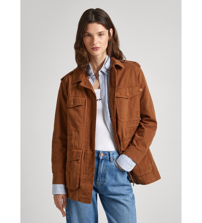 Pepe Jeans Cazadora Theresa marrón