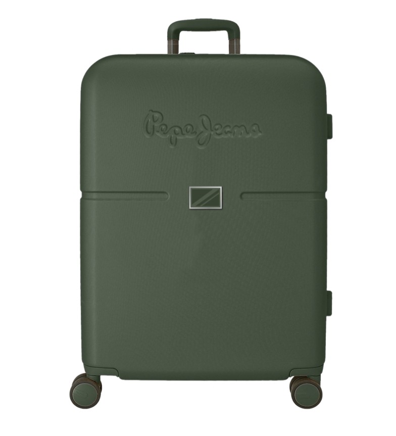 Pepe Jeans Maleta Trolley Accent verde 70cm