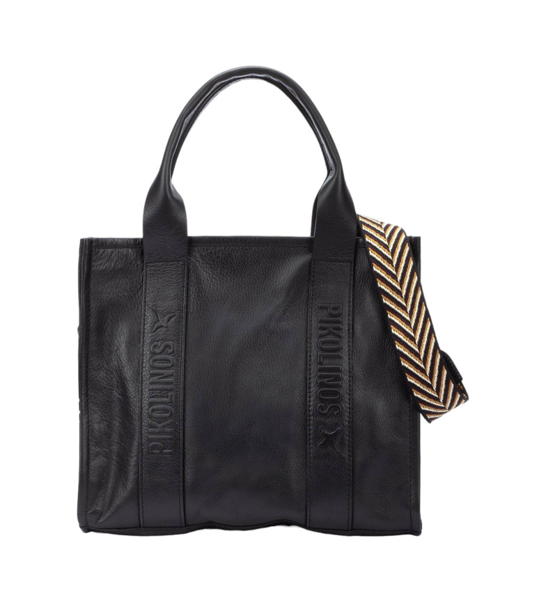 Pikolinos Bolso de piel Alcudia negro