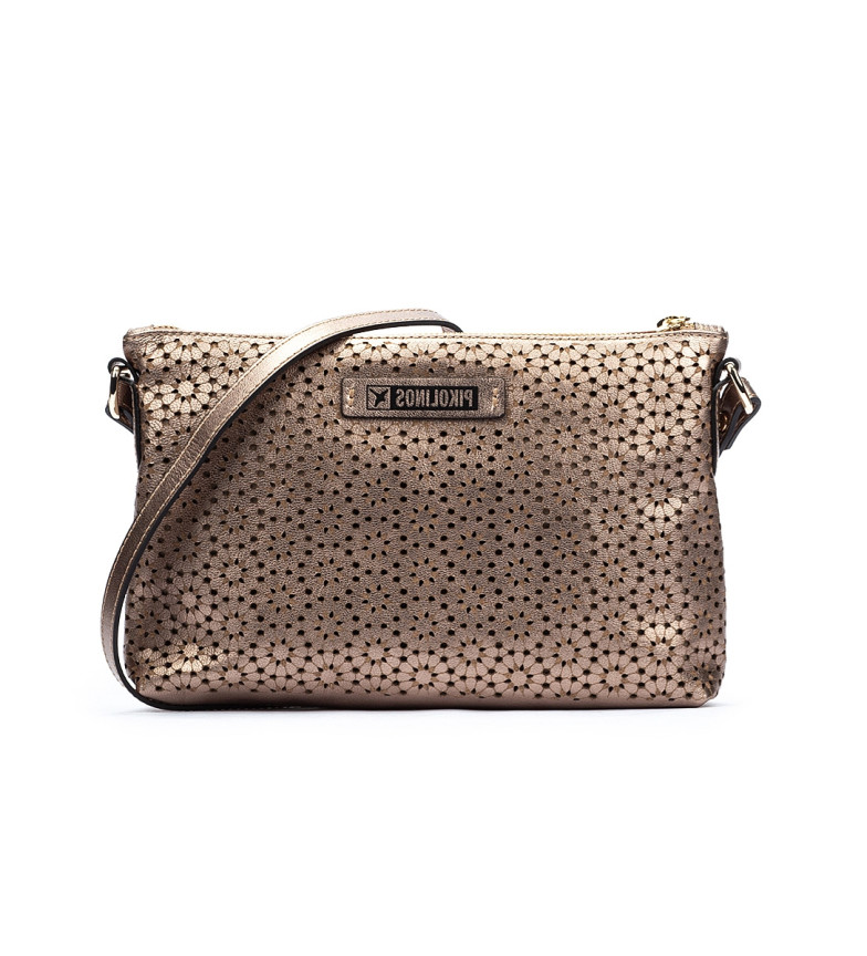 Pikolinos Bolso de piel Córdoba beige