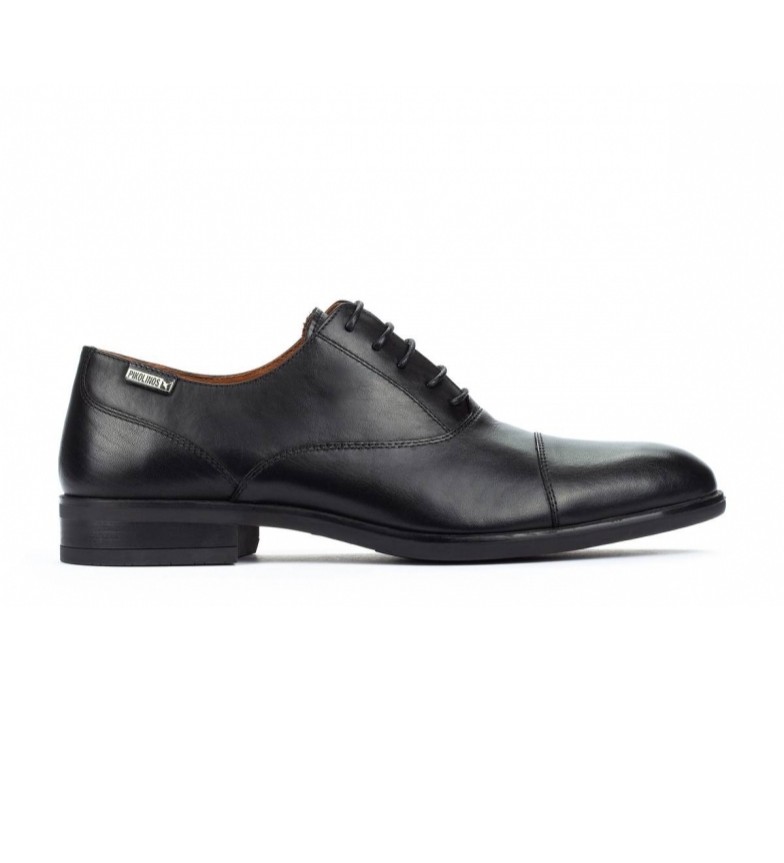 Pikolinos Mocasines de piel Bristol negro