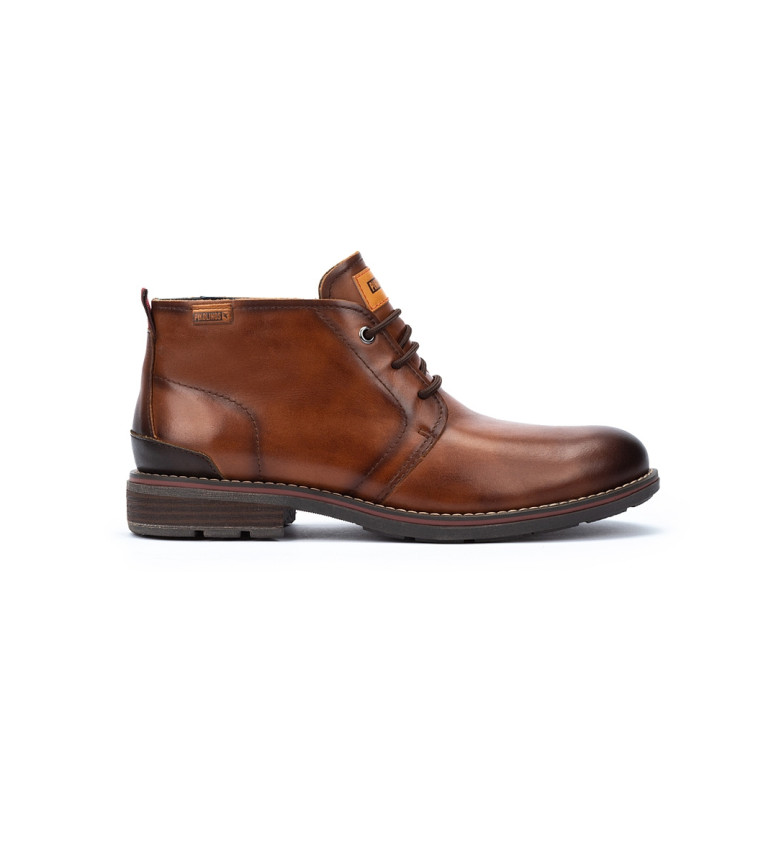 Pikolinos Botines de Piel York marrón claro