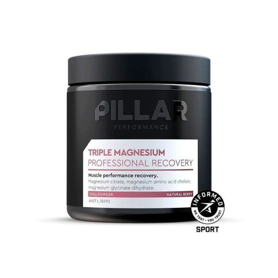 PILLAR TRIPLE MAGNESIUM PROFESIONAL RECOVERY 200GR POWDER - FRUTOS DEL BOSQUE