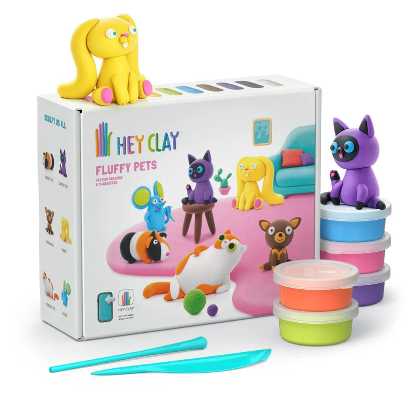 Plastilina Interactiva Mascotas- Hey Clay