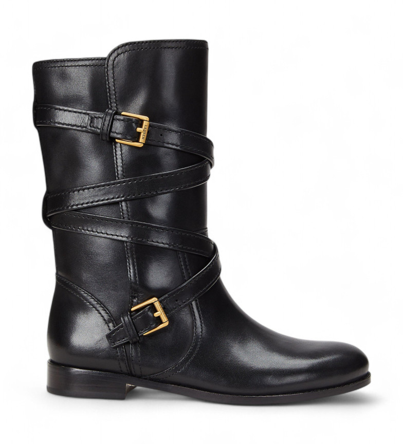 Lauren Ralph Lauren Botas de Piel Briannah negro