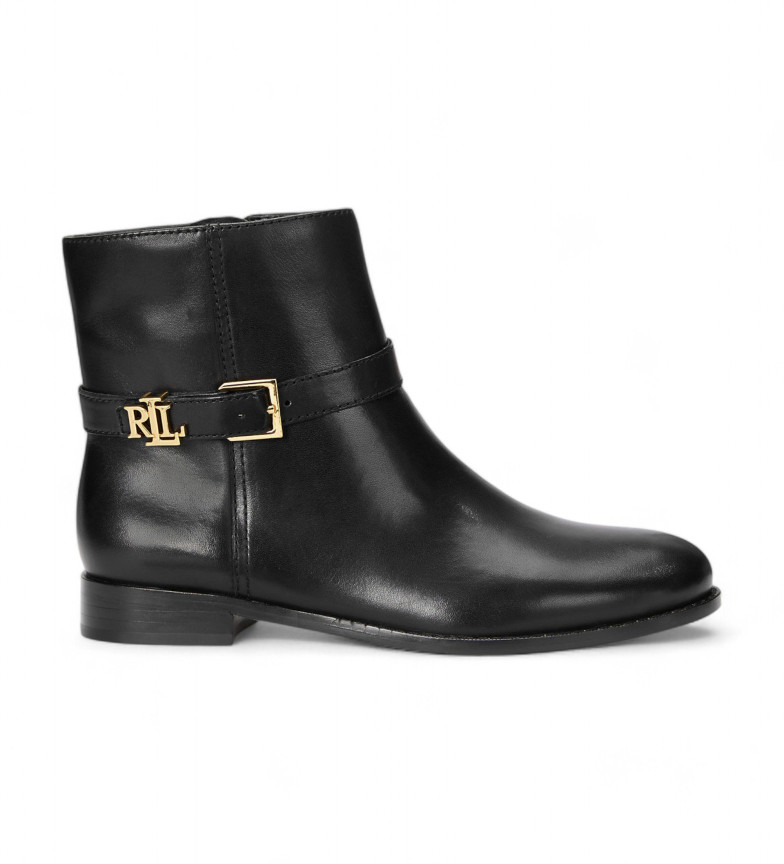 Lauren Ralph Lauren Botines de Piel Brooke negro
