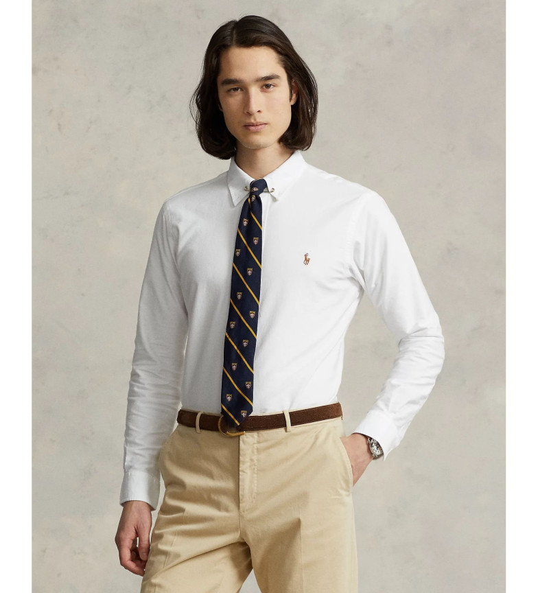 Polo Ralph Lauren Camisa Oxford Custom Fit blanco