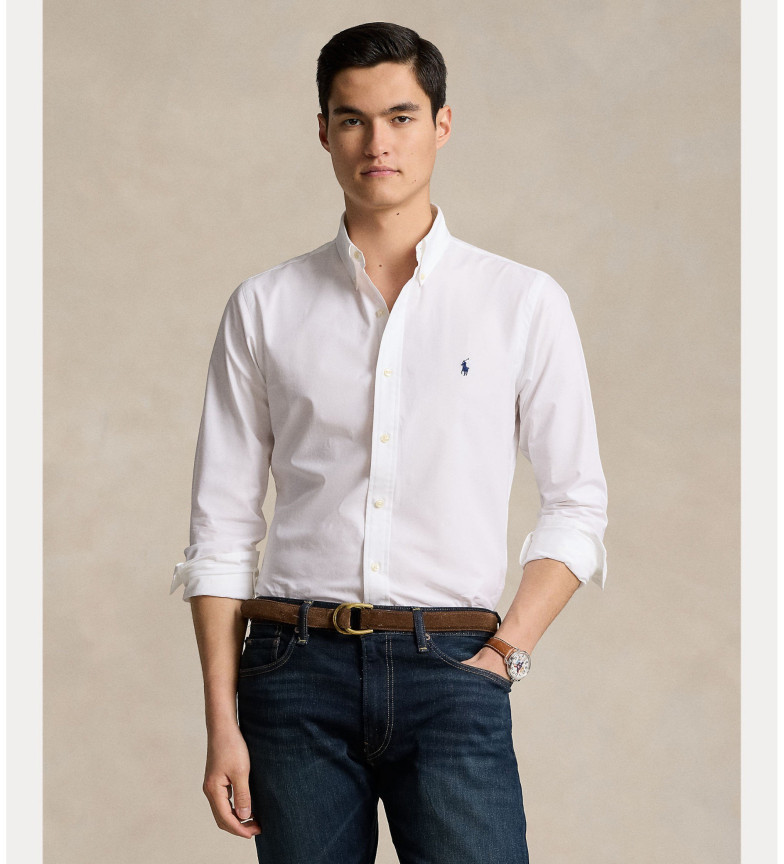 Polo Ralph Lauren Camisa Custom Fit blanco