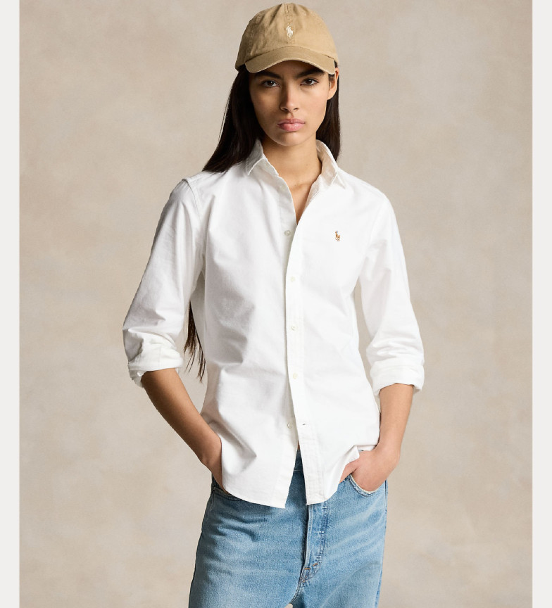 Polo Ralph Lauren Camisa Oxford blanco
