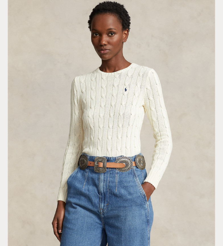 Polo Ralph Lauren Jersey nudos beige