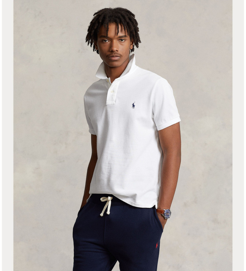 Polo Ralph Lauren Polo de Piqué Slim Fit blanco