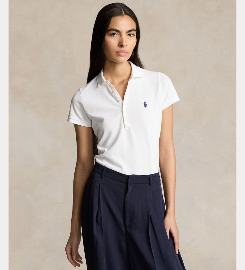 Polo Ralph Lauren Polo Julie Slim Short Sleeve blanco