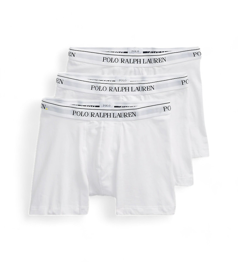 Polo Ralph Lauren Set de tres bóxers blanco