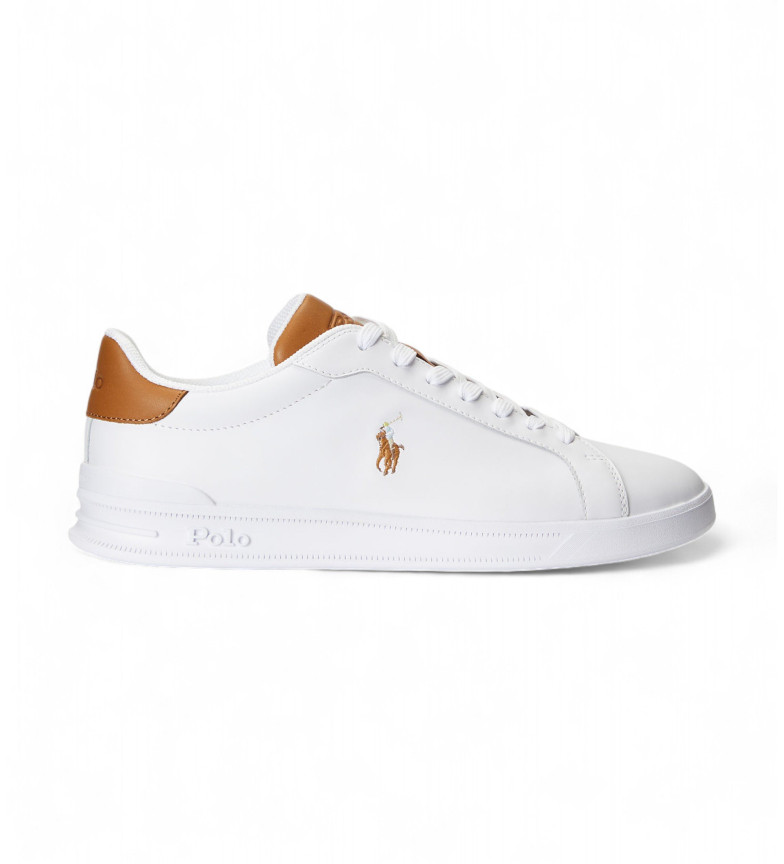 Polo Ralph Lauren Zapatillas de piel básicas blanco