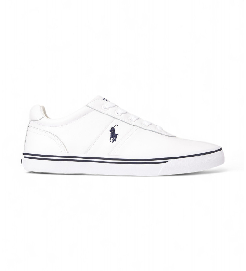 Polo Ralph Lauren Zapatillas de piel Hanford blanco