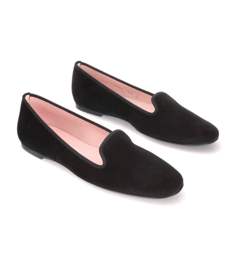 Pretty Ballerinas Mocasines de piel Faye negro