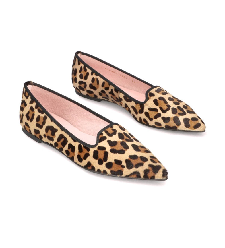 Pretty Ballerinas Zapatos de piel Ella animal print