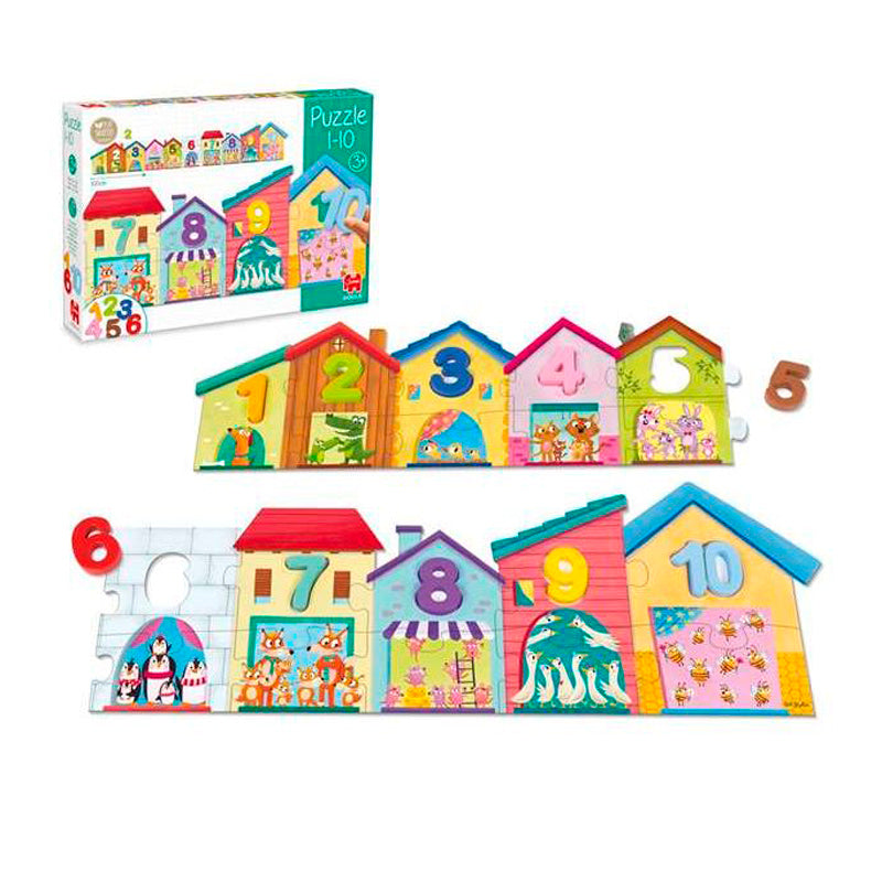 Puzzle gigante 1-10 - Goula