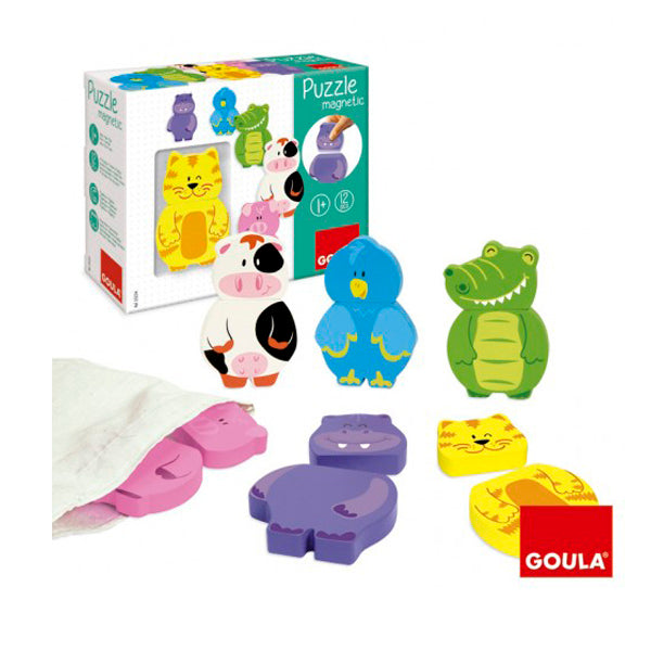 Puzzle Magnético Intercambiables Animales - Goula