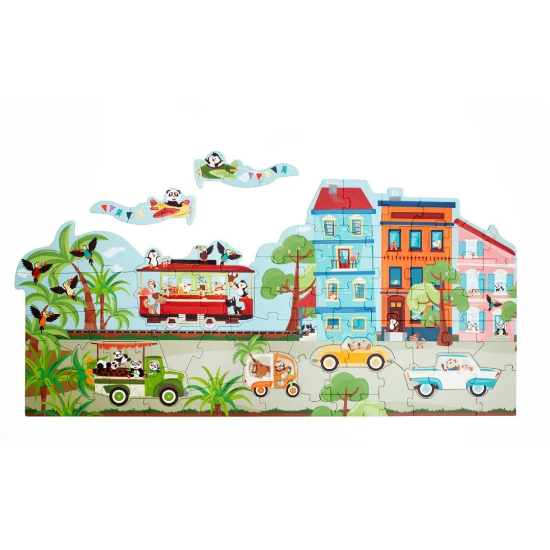 Puzzle evolutivo 2 en 1 La Carretera - Scratch