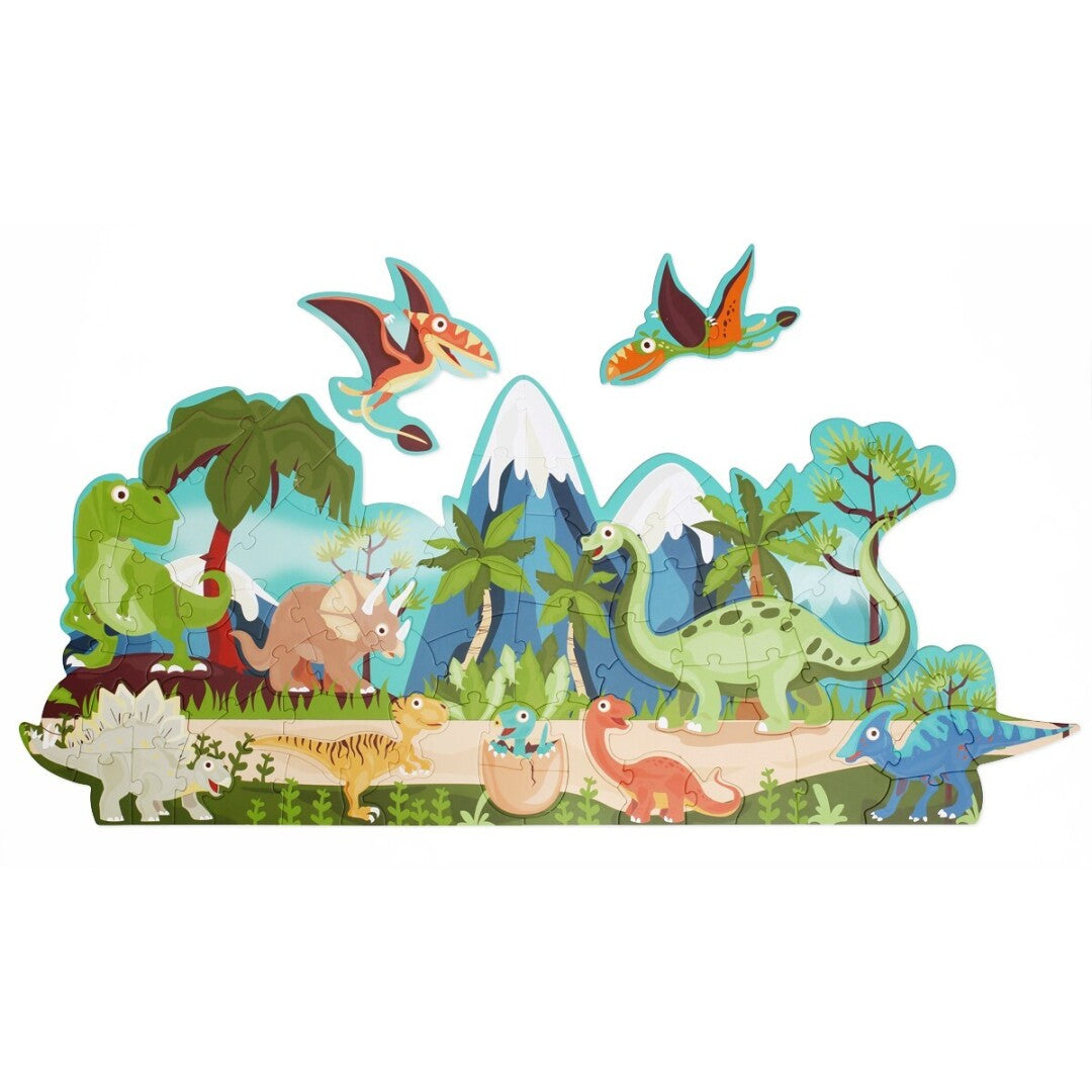 Puzzle evolutivo 2 en 1 Dinosaurios - Scratch