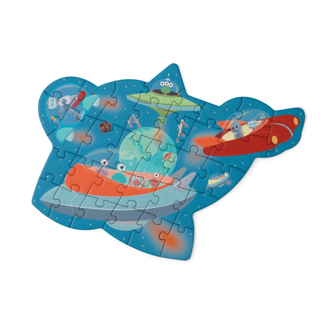 Puzzle 31 pcs Escena del Espacio - Scratch