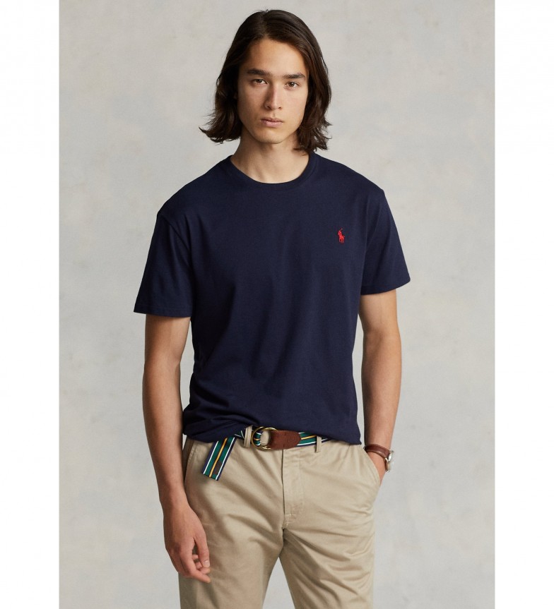 Polo Ralph Lauren Camiseta de Algodón SSCNM2 marino