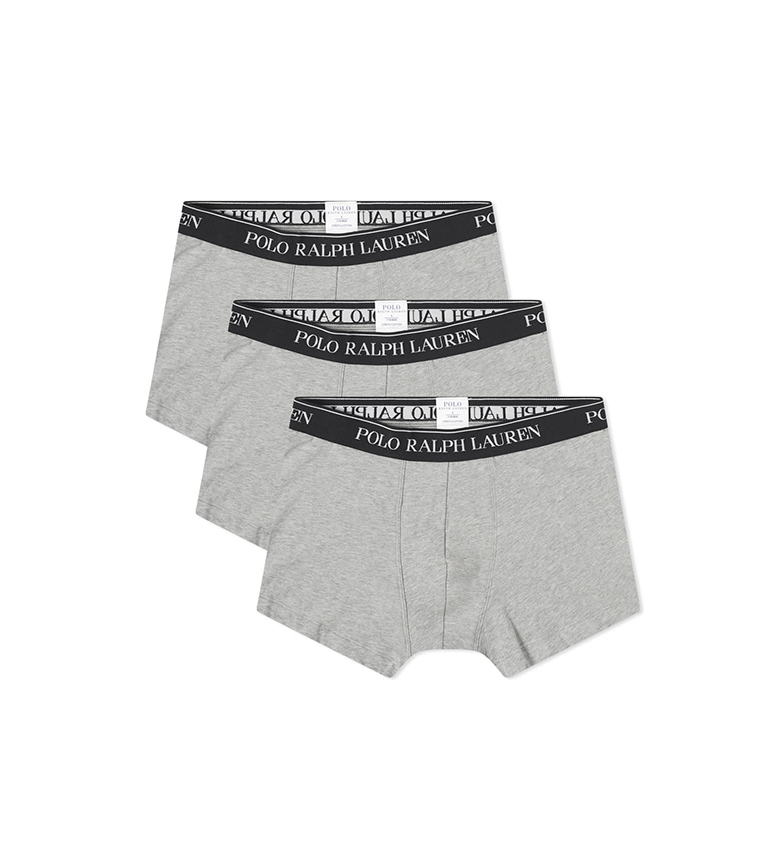 Polo Ralph Lauren Pack de 3 boxers 714835885005 gris