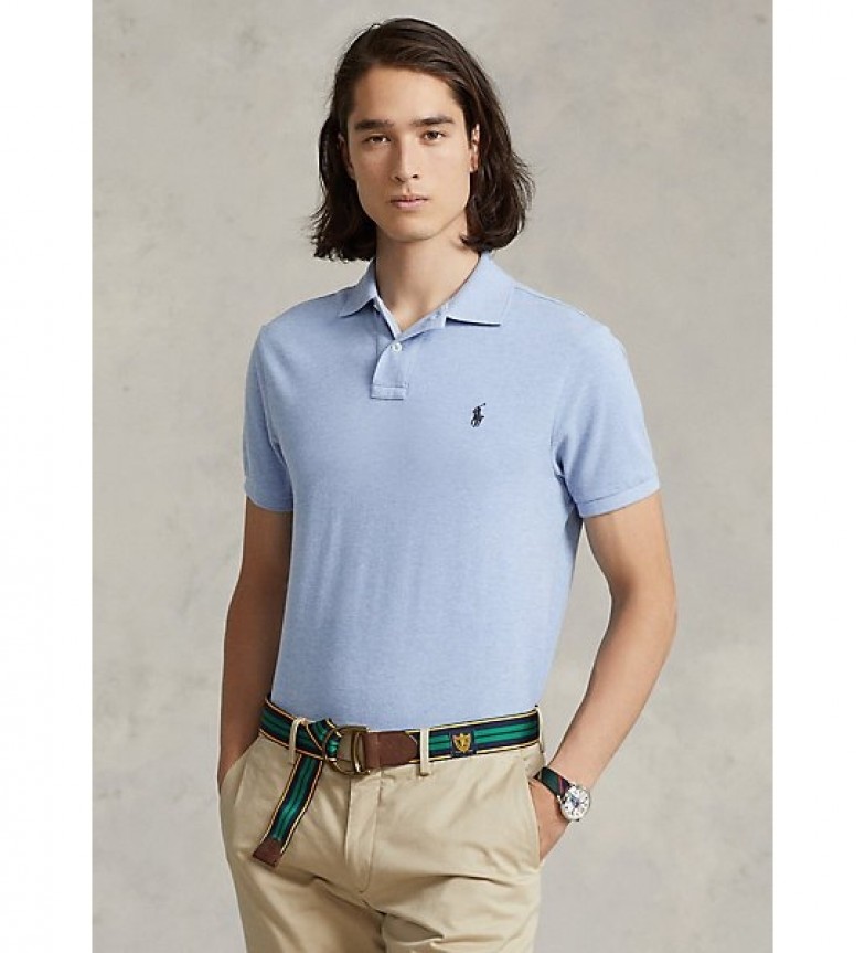 Polo Ralph Lauren Polo de piqué Slim Fit azul
