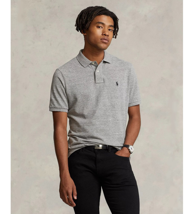 Polo Ralph Lauren Polo Slim Fit Polo gris