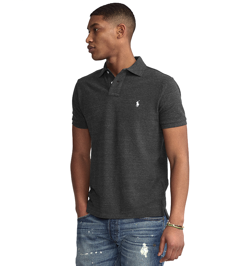 Polo Ralph Lauren Polo de piqué Custom Fit negro