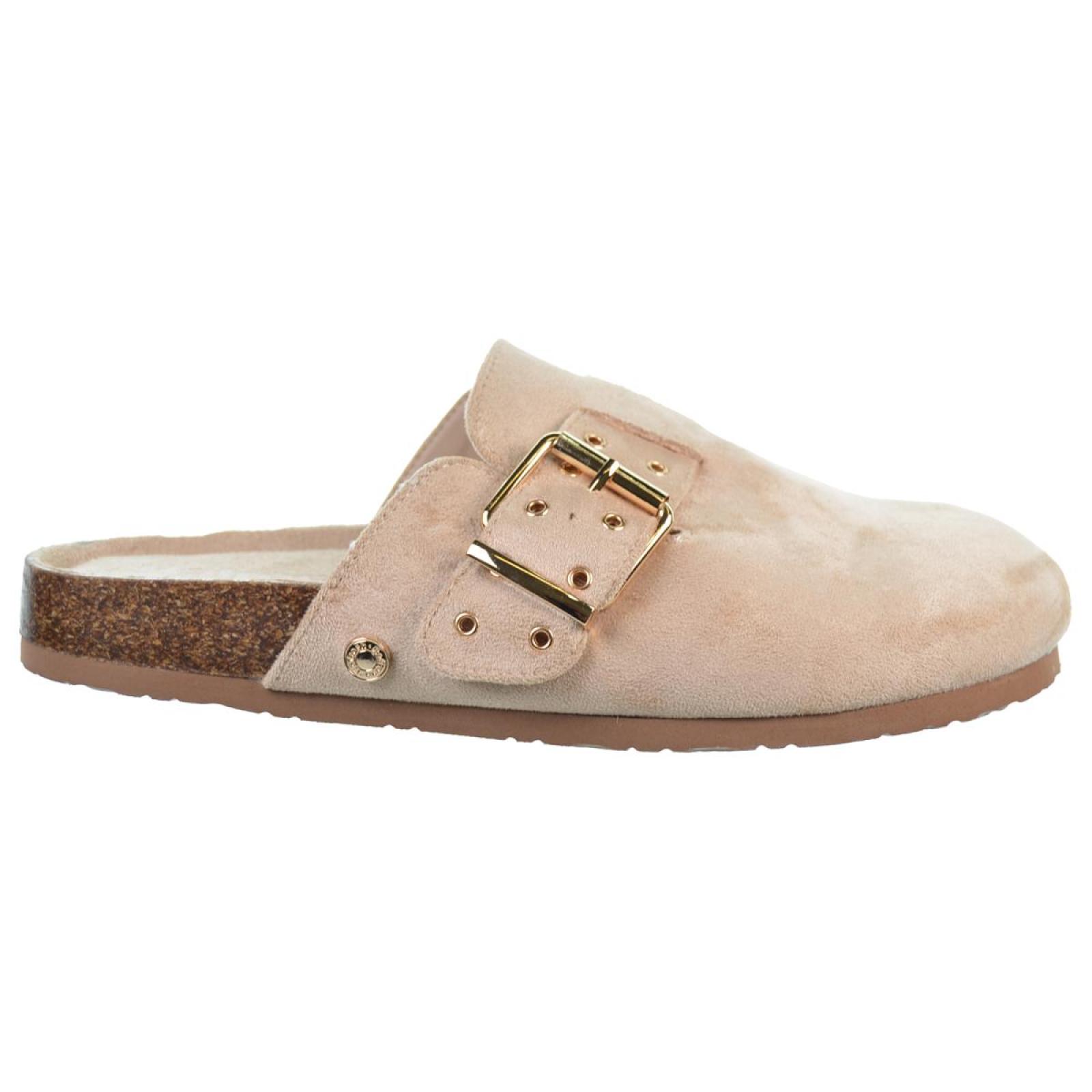 Refresh 172538 Zueco antelina Acolchado Hebilla Mujer