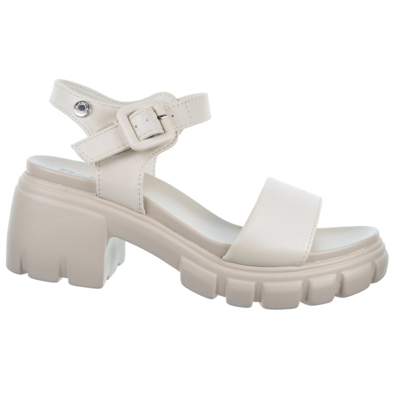 Refresh 171510 Sandalia Vegana Tacón Ancho Plataforma Mujer