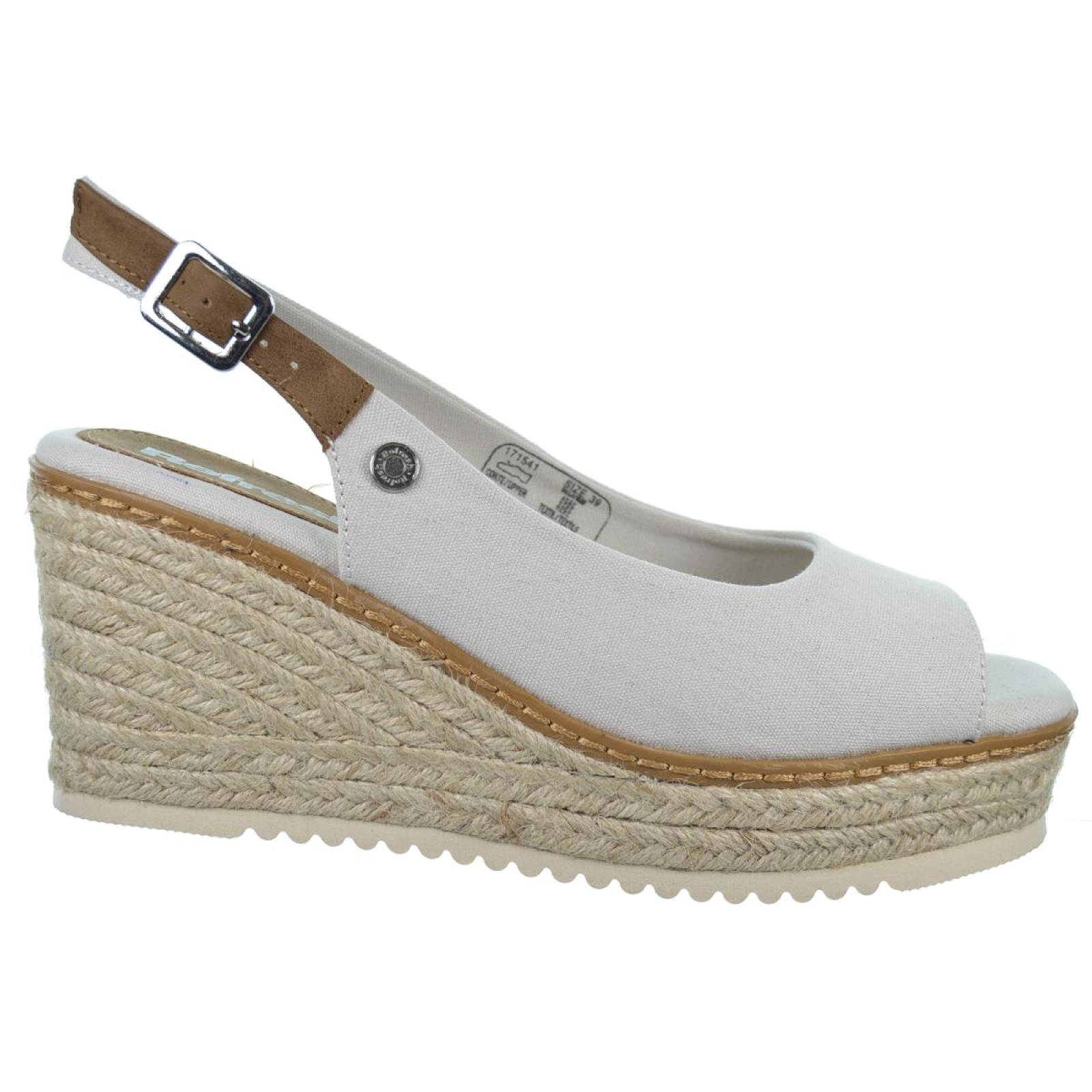 Refresh 171541 Sandalia Textil Cuña 8 cm Yute Mujer