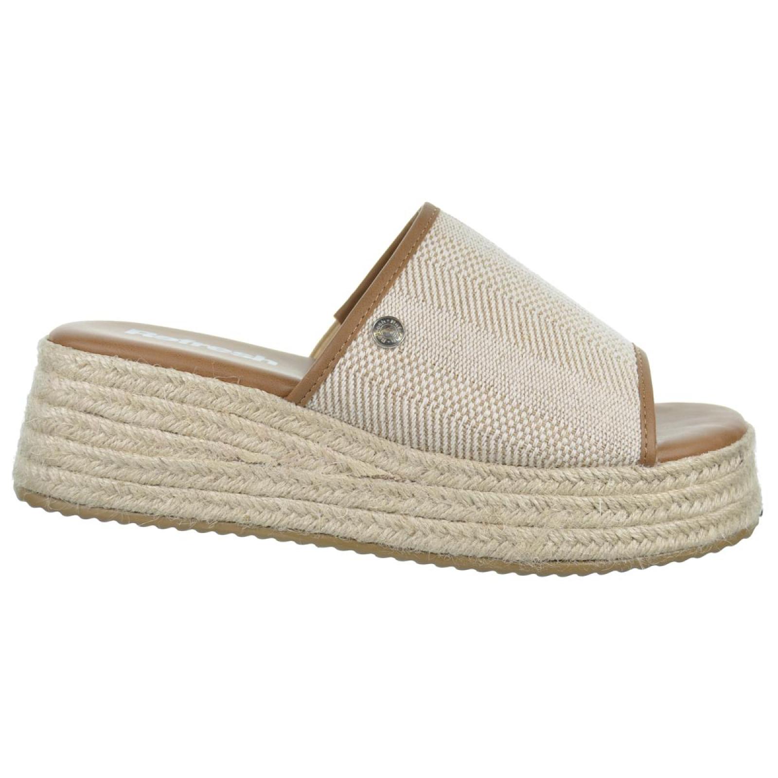 Refresh 171758 Zueco Vegano Acolchado Plataforma Yute Mujer