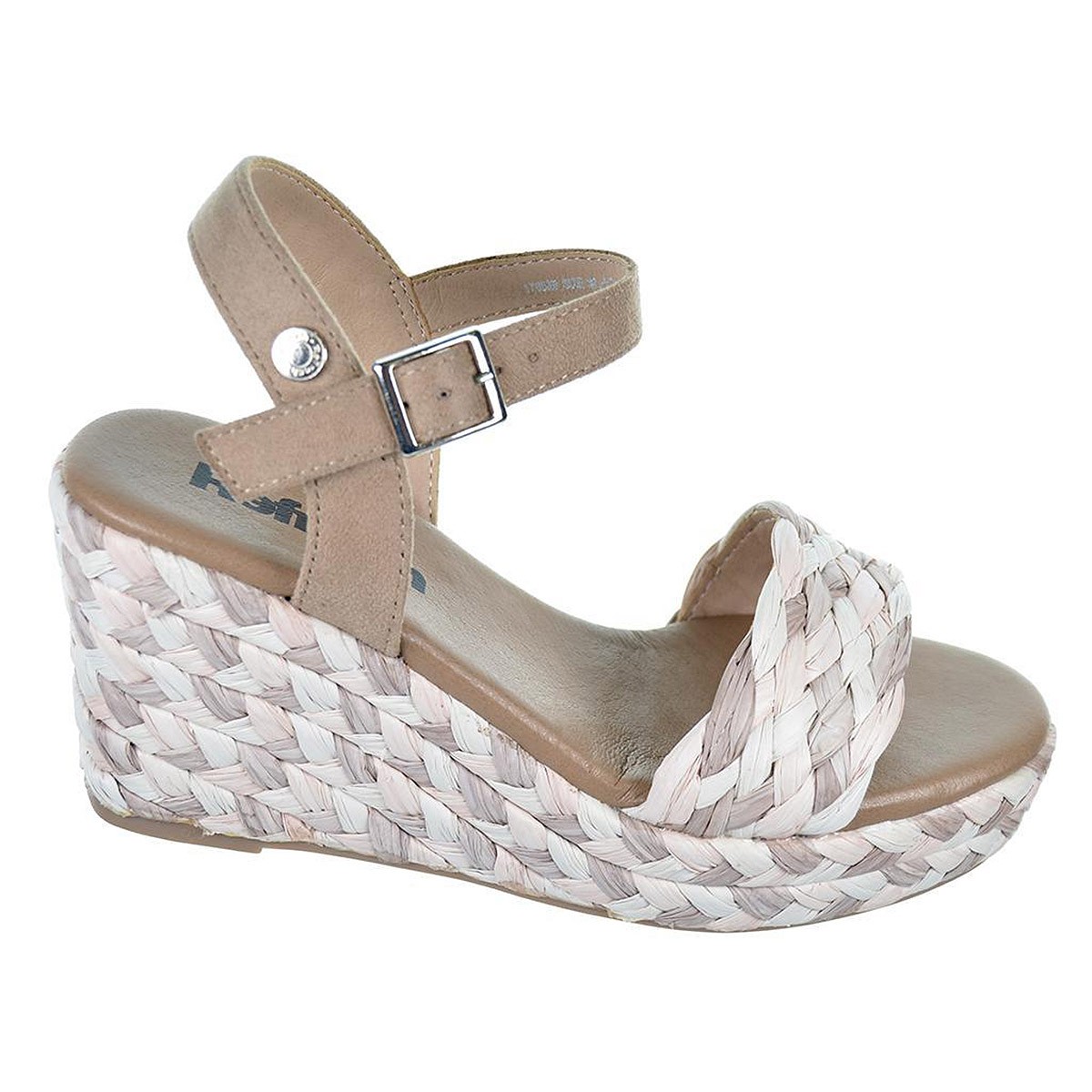 170529 Refresh Sandalia de Rafia Plataforma Acolchada Mujer