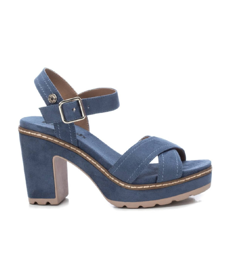 Refresh Sandalias de piel 171560 azul