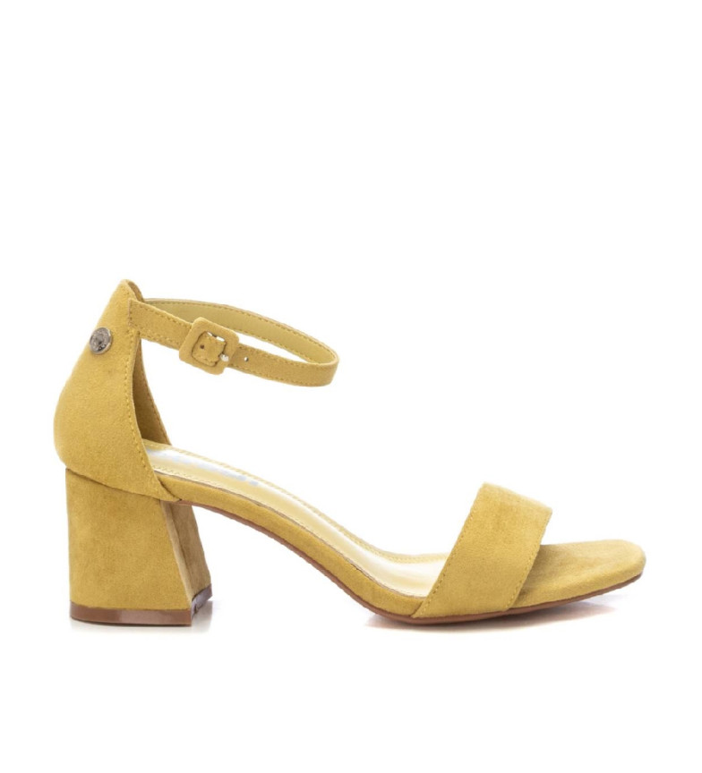 Refresh Sandalias de piel 171830 amarillo