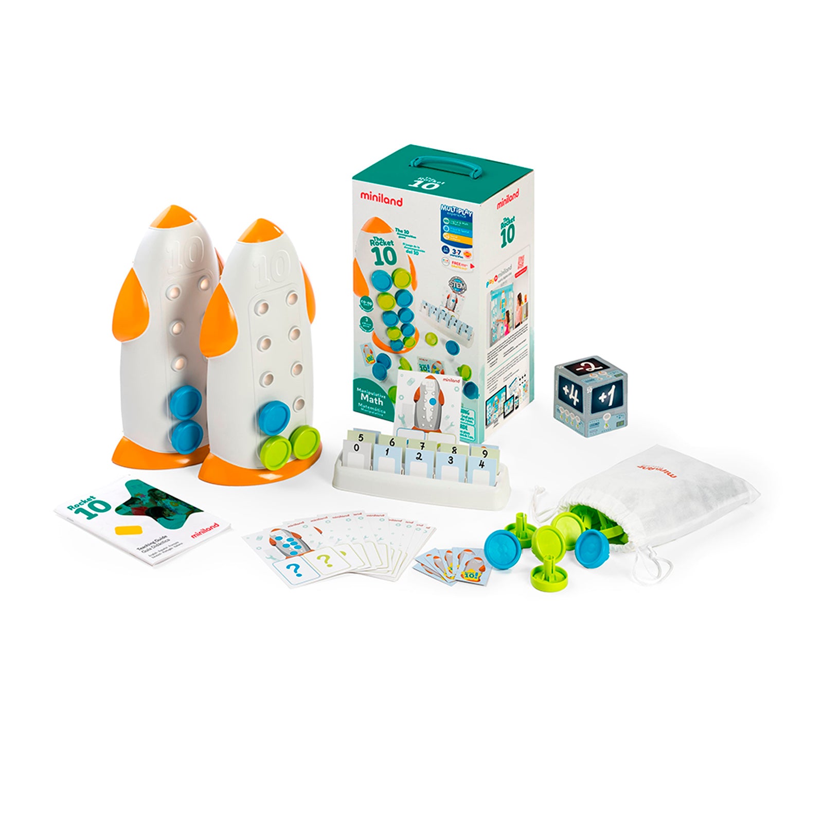Matemáticas manipulativas con The Rocket 10 - Miniland