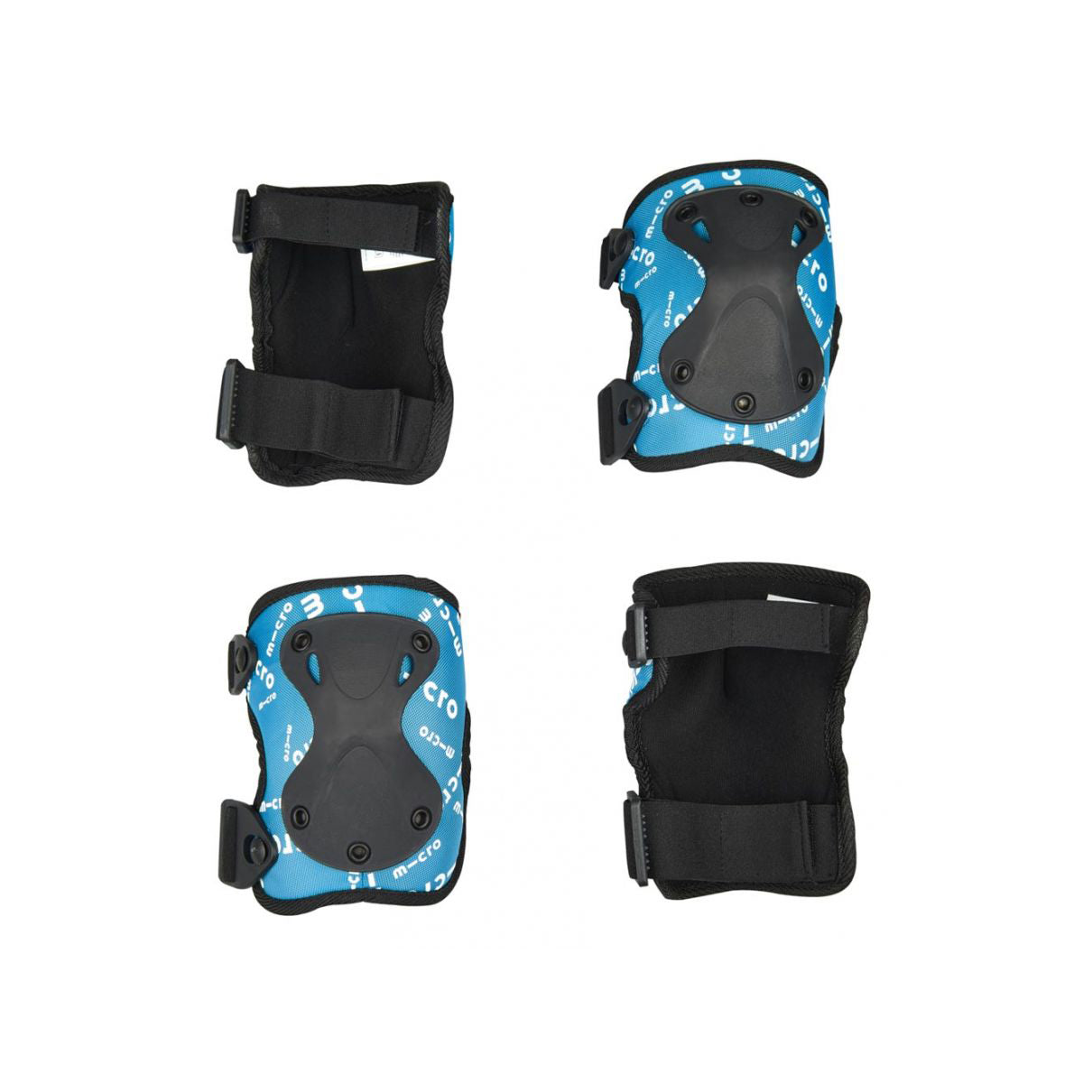 Pack rodilleras y coderas azules Micro