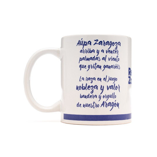 Taza Real Zaragoza Himno Real Zaragoza White-Blue