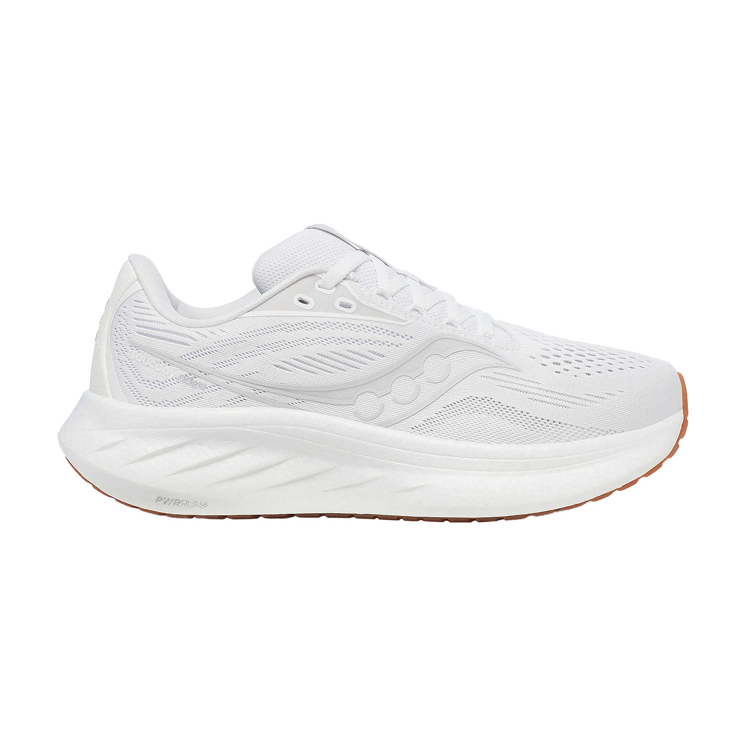 Saucony Ride 18 Zapatillas Running Neutras Mujer White/Gum