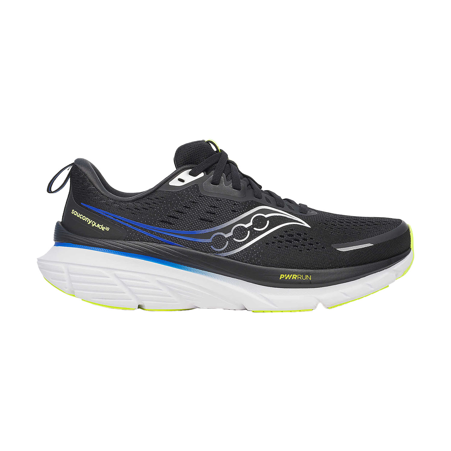 Saucony Guide 18 Zapatillas Running Estables Hombre Black/Lapis
