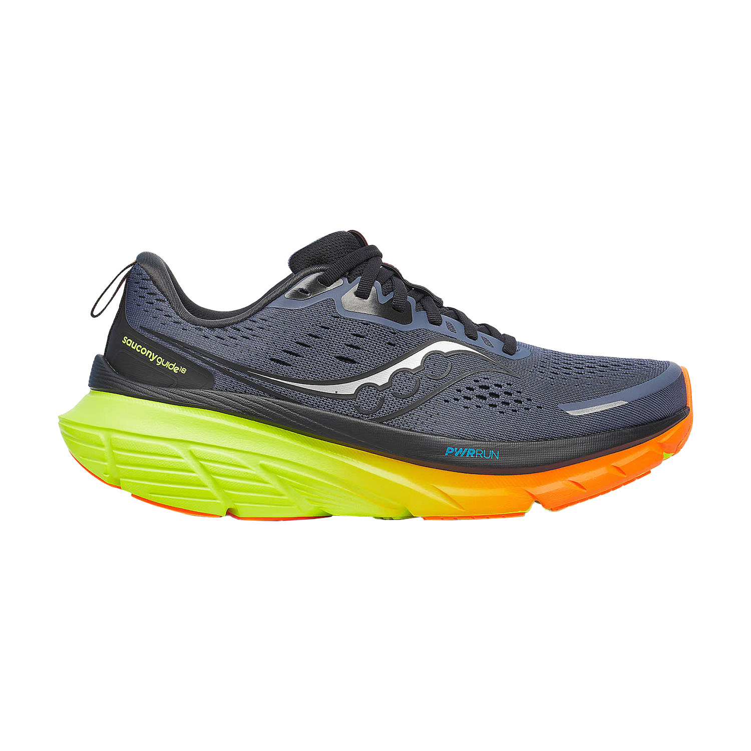 Saucony Guide 18 Zapatillas Running Estables Hombre Shadow/Vizi